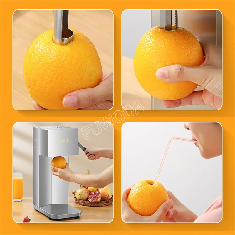 110V 220V Stainless Steel Electric Orange Juicer Fruit Blender Orange Squeezer Multifunction Juicer Machine Kitchen Appliance 6