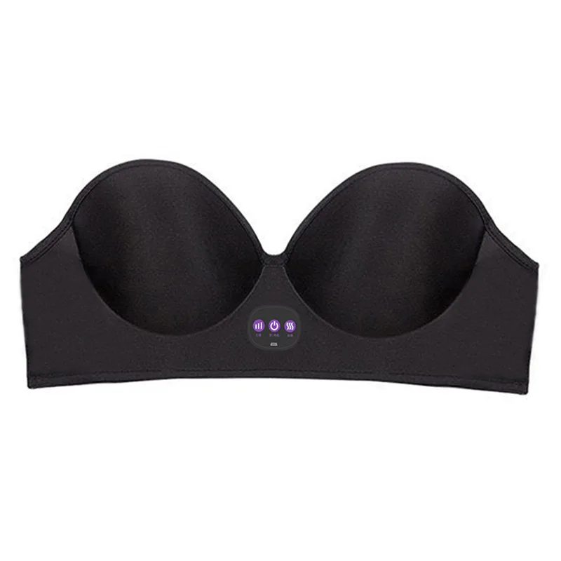 NEW Electronic Breast Massage Bra Infrared Heating Chest Large Stimulator Enhanced Massager Circulation Soothing Breasts