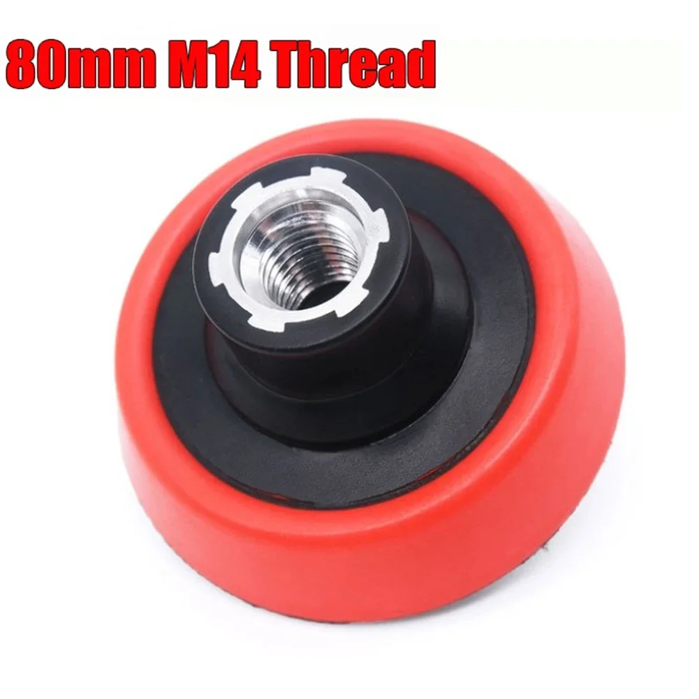 

1 2 3 Inch Backing Pad Car Polishing Hook&Loop Sanding Pad Backer Plate Car Wash Care Tool M14 Thread