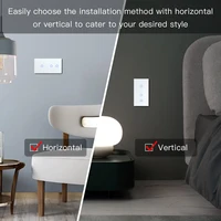 BSEED WIFI Touch Switches Series Wall Smart Light Switches Blue LED Backlight Glass Sensor Screen Tuya APP Switches EU Standard - Image 2