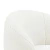 Better Homes & Gardens Mira Kids Swivel Chair, Cream Faux Shearling 5