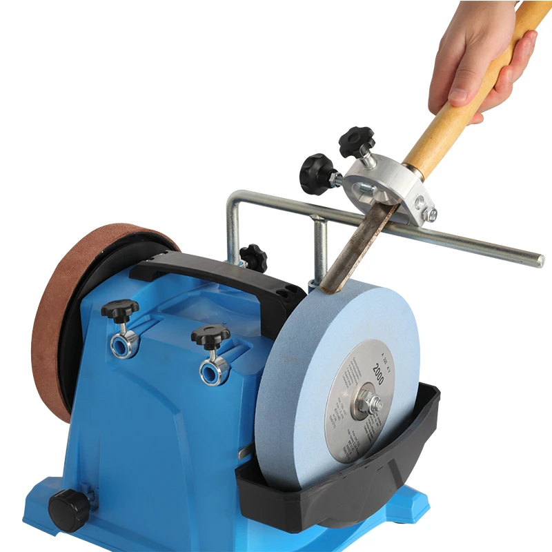 Electric Knife Grinder Household Desktop 8 Inch Knife Sharpener Woodworking Tool