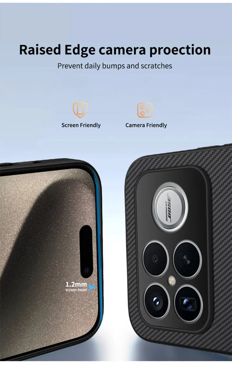 Magnetische Carbon Faser Textur Telefon Fall Für XIAOMI POCO M7 X7 X6 F8 F7 Ultra F6 F5 Pro Für Magsafe Schutzhülle PC Zurück Abdeckung – Detail 3