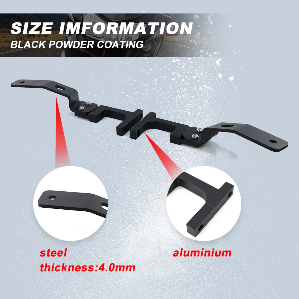 Auxiliary Light Bracket Additional Lights Fit For BMW R1200RT 2014- R 1250RT-Bracket Driving LED Light Mount