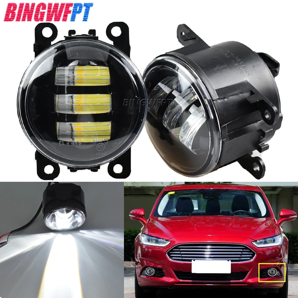 Front Bumper Led Fog Lights Foglamps For Ford Fusion Mondeo 20132016 For Ford Fiesta Van Box
