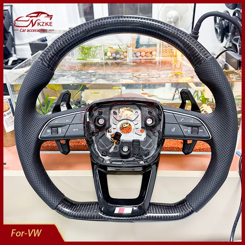 Cubierta De Fibra De Carbono Para Pomo De Cambio – Audi A4 B9, A5, Q5, Q7 LHD, Accesorio Interior