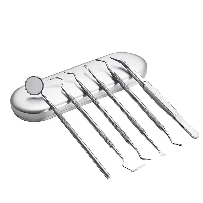 1 Set Stainless Steel Dental Mirror Dental Kit Bag Mouth Mirror Instrument Oral Care Dentist Whitening Tools dental mirrors