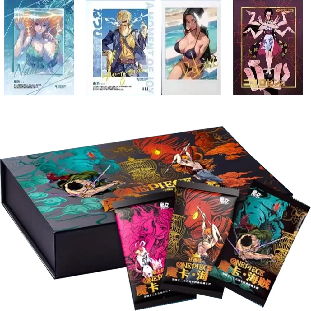 

Genuine Anime ONE PIECE Card Zoro Nami Chopper Franky Collections Card Luffy Quality Cards Game Collectibles Battle Card Toy