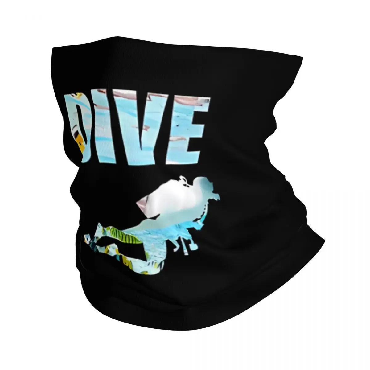Dive Funny Scuba Diving Bandana Neck Gaiter Printed Sport Quote Saying Balaclavas Wrap Scarf Headwear Men Women Adult All Season cycling bandana neck wrap bandana headscarf cotton bandana neck gaiter bandana neck cover multifunctional bandana motorcycle bandana