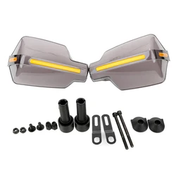YOSOLO Windproof Motorcycle Handlebar Protector Shields (Brown)