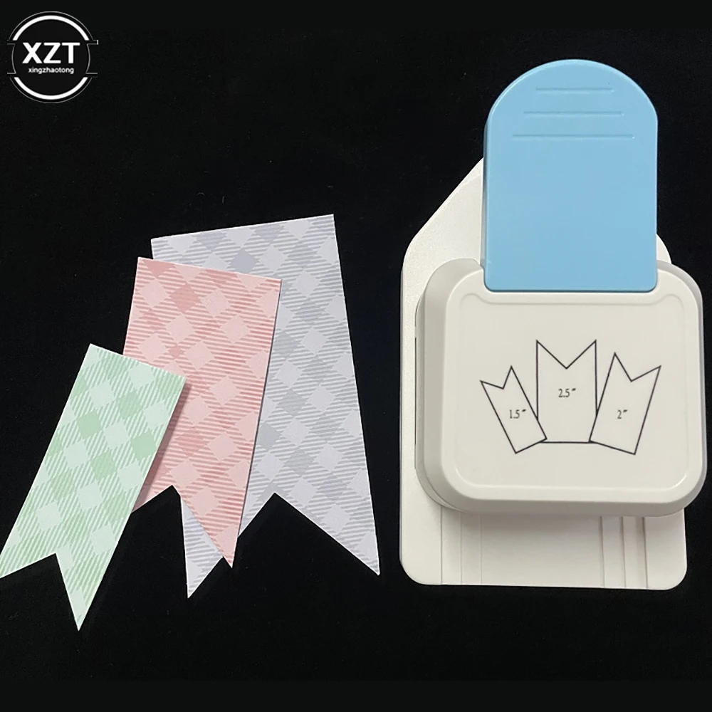3 in 1 Tag Punch Corner Rounder Cutter Paper Label Punch Paper Cutter Paper Craft Punch Corner Punch Paper Punch Corner Cutter Fillet Cutting Tool Bevel Cutter for Scrapbooking Card DIY Paper Card Photo Making Supplies