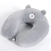 7 Colors Soft U-shaped Sleeping Neck Protector Pillow Office Cushion Cute Cute Child Travel Pillow/Adult 3