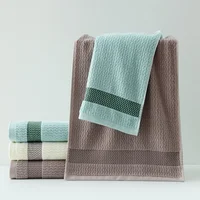 2 Towels Thickened Absorbent Towel Pure Cotton Quick Absorbent Soft Quick Dry Thickened Face Towel Size Soft Face Towel for Home 2