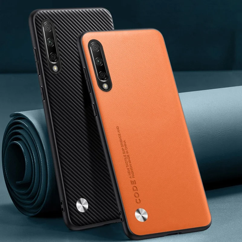 Premium PU Leather Matte Silicone Phone Case - Elegant and Durable Back Cover