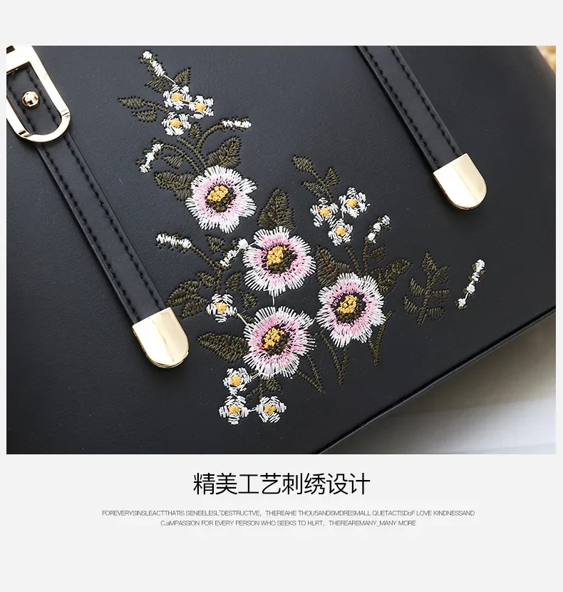 2024 New Chinese Style Handheld Women's Bag Fashionable and Trendy Style Embroidered Single Shoulder Crossbody Bag