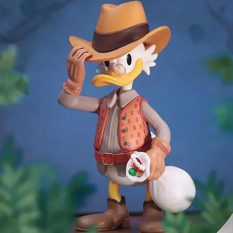 

Stock 15cm New Disney Explorer Scrooge Mcduck Fashion Doll Cartoon Decor Toys Collection Model Adult Kids Toy Creative Gift