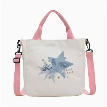Borsa tote Freya Skye, pieghevole, personalizzabile, borsa per la spesa, a tracolla, da donna