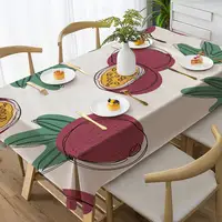 Nappe Graffiti Fruit Cute - Imperméable pour Noël/pique-niques/anniversaires/mariages, décoration de bureau et de table 1