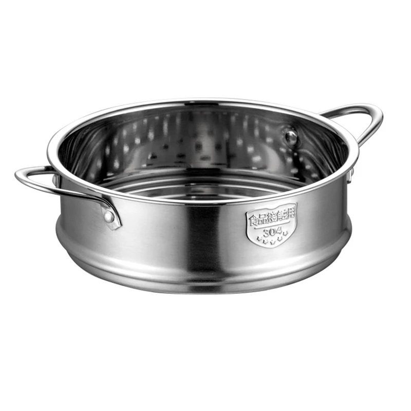 20cm Thickening Food Steam Rack Stainless Steel Steamer Double Ear for Soup Pot Milk Pot Kitchen Tools steamer rack steamer basket