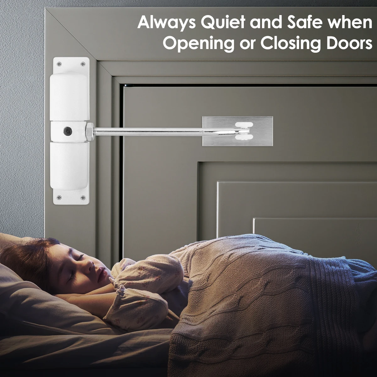 Door Closer Automatic Adjustable