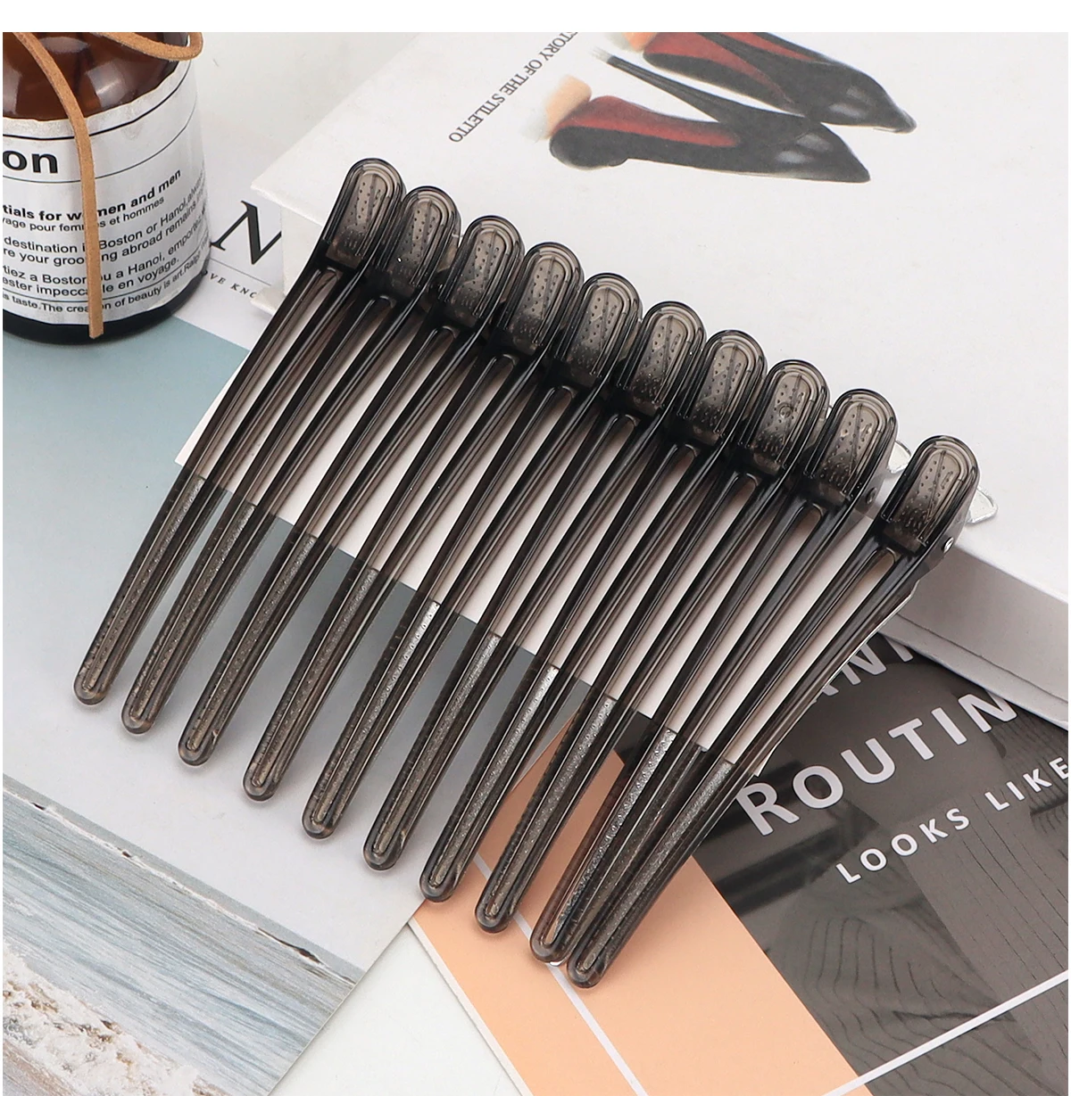 Professional Hairdressing Alligator Clips Set For Hair Styling_voghion.com