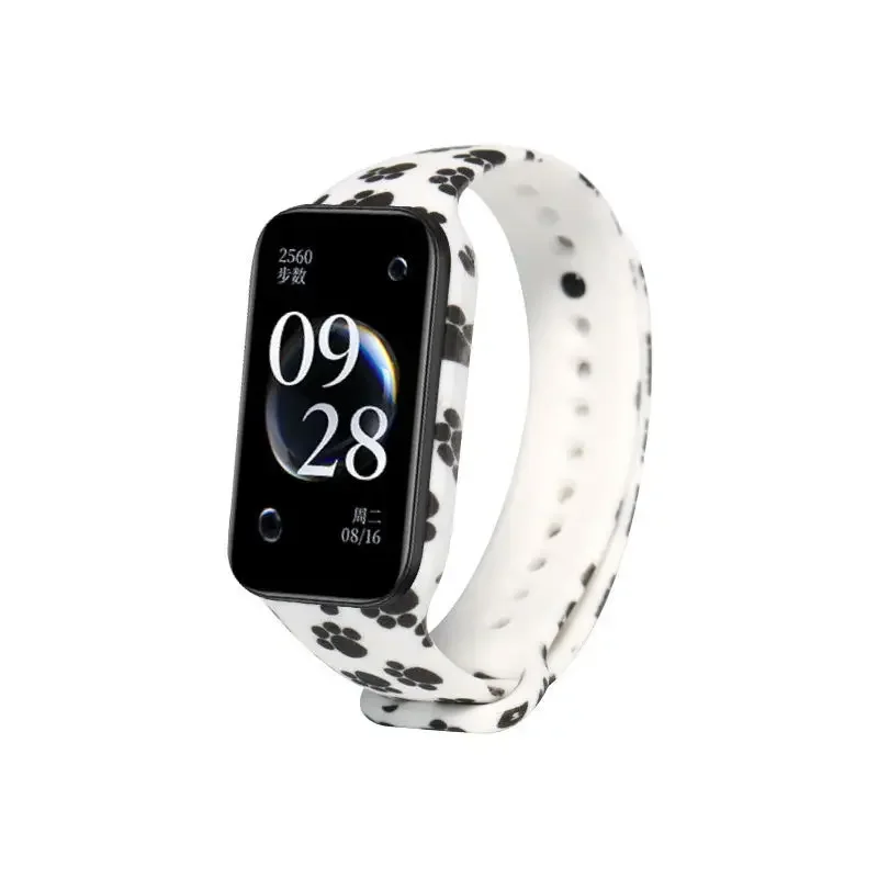 Colorful Printed Silicone Strap for Smartwatch Replacement Bracelet Band
