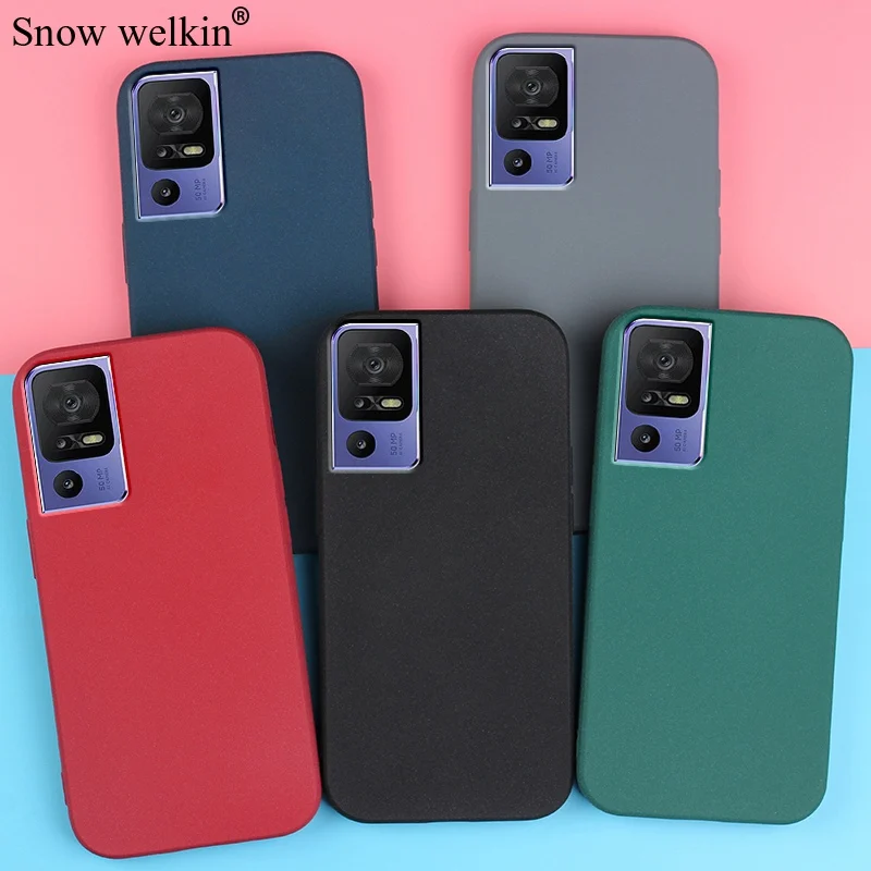Sand Matte Soft Silicone Shockproof Protective Phone Case Cover Shell