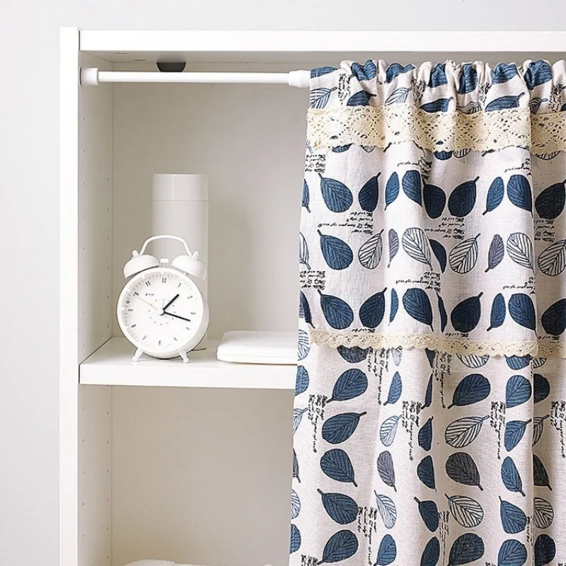 White color Curtain roman rods telescopic rods for shower and door curtains 3