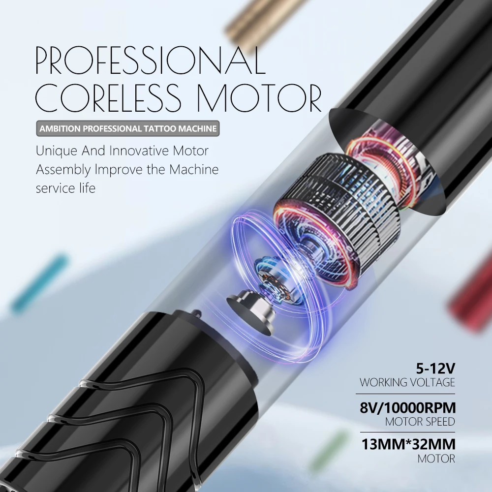 Kiss of Dragon Ambition Permanent Makeup Tattoo Machine Professional Pen Microshading Machines Supplies Device for Shading Lips