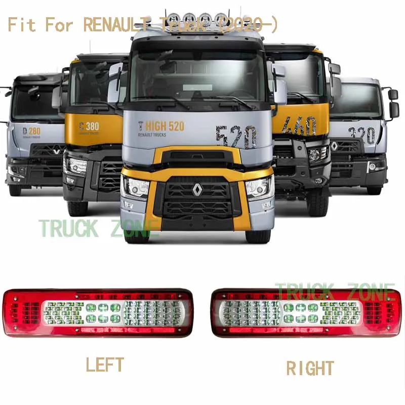 

1 pair For Renault Truck (2020-) Led Rear Lamp Light Right RH Left LH/NS 7423530440