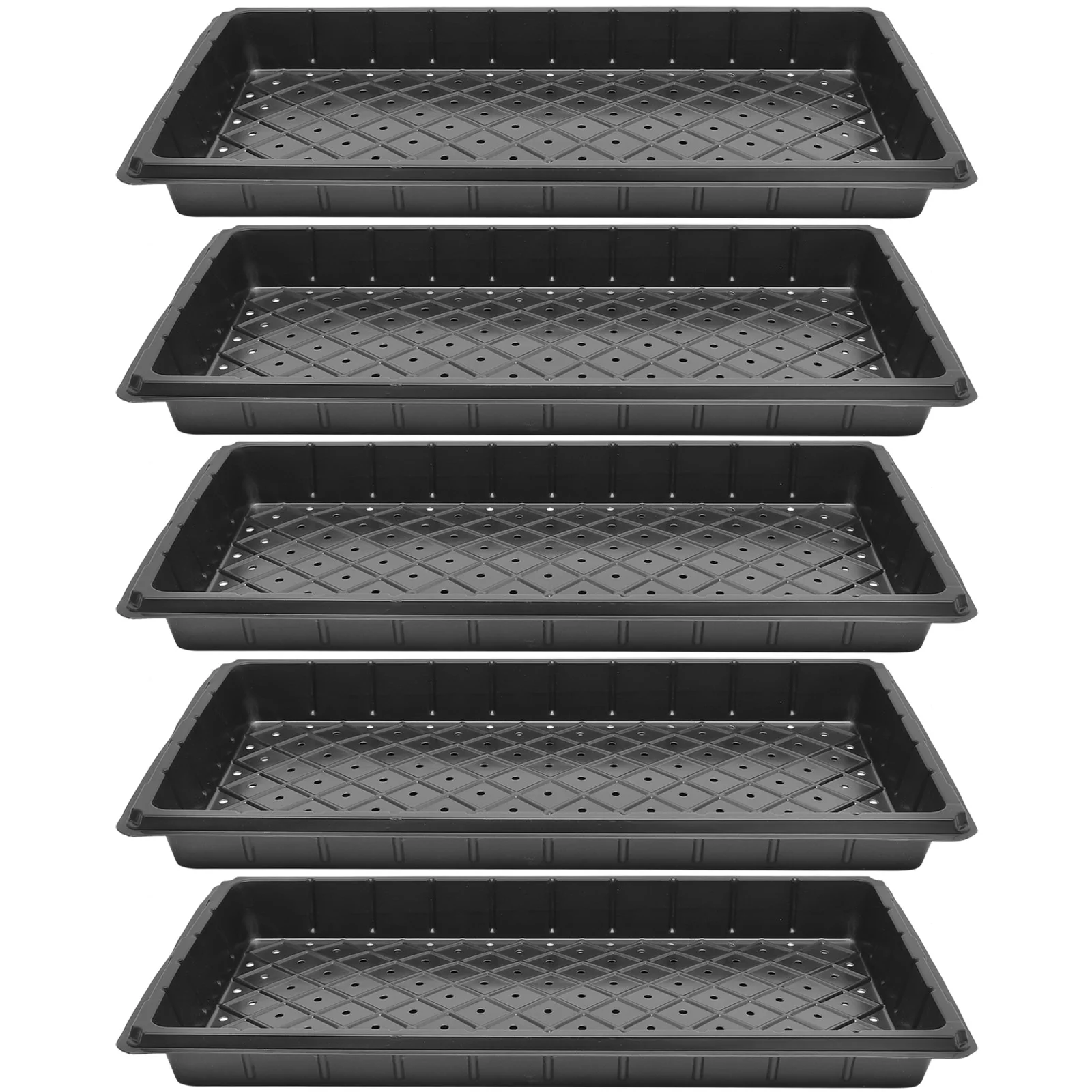

5 Pcs Seedling Tray Greenhouse Accessory Growing Gardening Starting Plant Plate