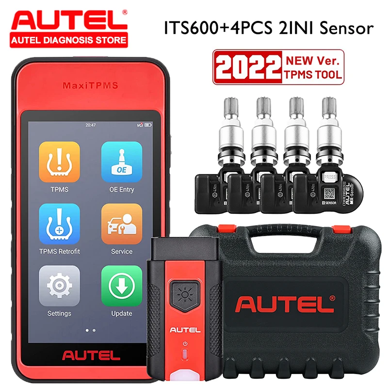 Autel MaxiTPMS ITS600E TPMS Diagnostic Tool 2022 Newest TPMS All System Diagnosis Scanner With AutoVIN, Oil Reset, EPB, BMS, SAS car battery charger price