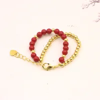 Lovely Fashion Natural Stone Bead Bracelet Baby Girls Lobster Clasp Accessories Girls Yoga Christmas Wedding Gift Jewelry Charm - Image 6