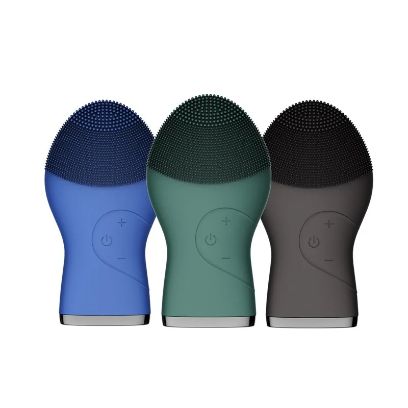 

Electric Waterproof Rechargeable Face Cleaner Brush Deep Cleansing Skin Care Massager Silicone Facial Cleaning Brush for Man