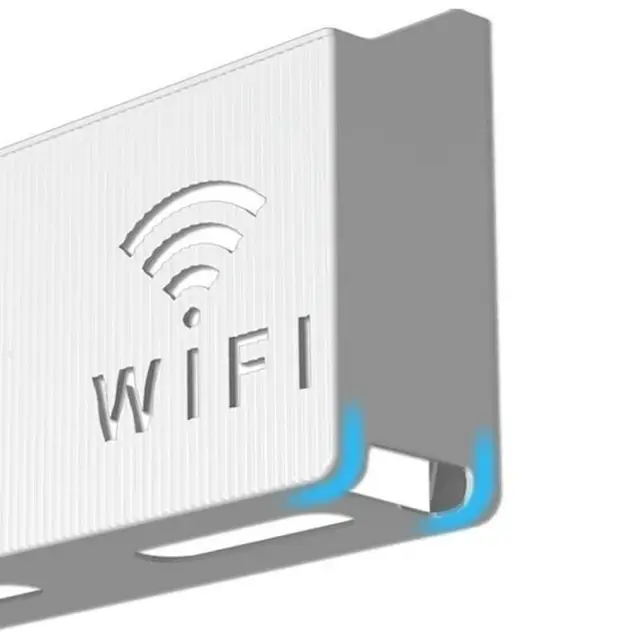 Wifi Útválasztó Tárolódoboz Falra Szerelt Dobozok Otthoni Dekoratív Hider Rack Kábelszervező Dobozához A Nappalihoz - Image 2