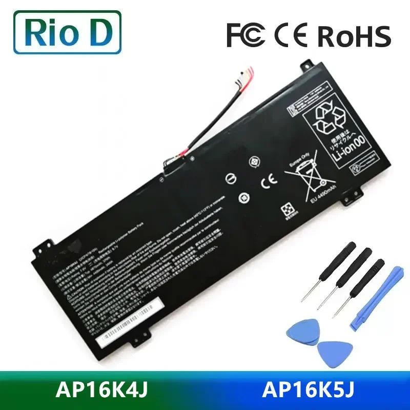 

Laptop Battery AP16K4J AP16K5J 7.7V 37wh 4810mAh For ACER Chromebook 11.6" Spin 11 R751T R751TN CP511 C5P3 N14N N16Q14 C6DQ