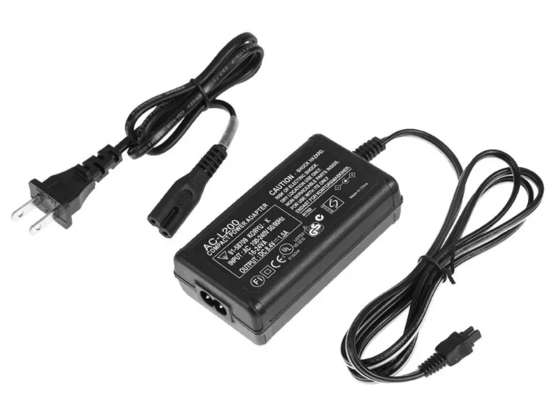 AC-L200 AC L200B L200C L200D power Adapter Charger supply For Sony DCR-UX5 DCR-UX7 HDR-XR100 NEX VG20 VG30 VG900 DVD7 PXW-X70