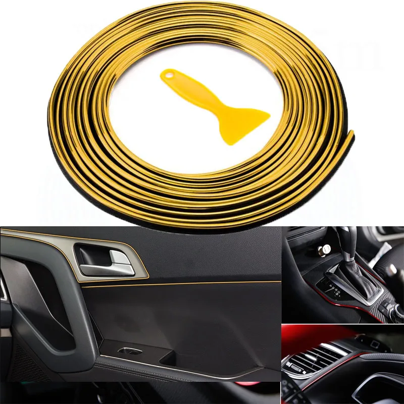 Car Styling Interior Decoration Strips Moulding Trim for BMW F15 X5M E71 E87 E63 E64 F06 X6 X6M E82 E46 E90