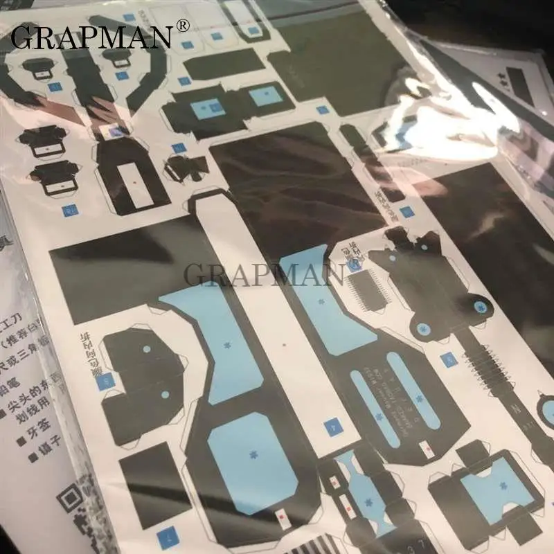 1:1 C96 Shell Gun Paper Model Weapon Firearms 3D Hand-made Drawings Military Paper Puzzle