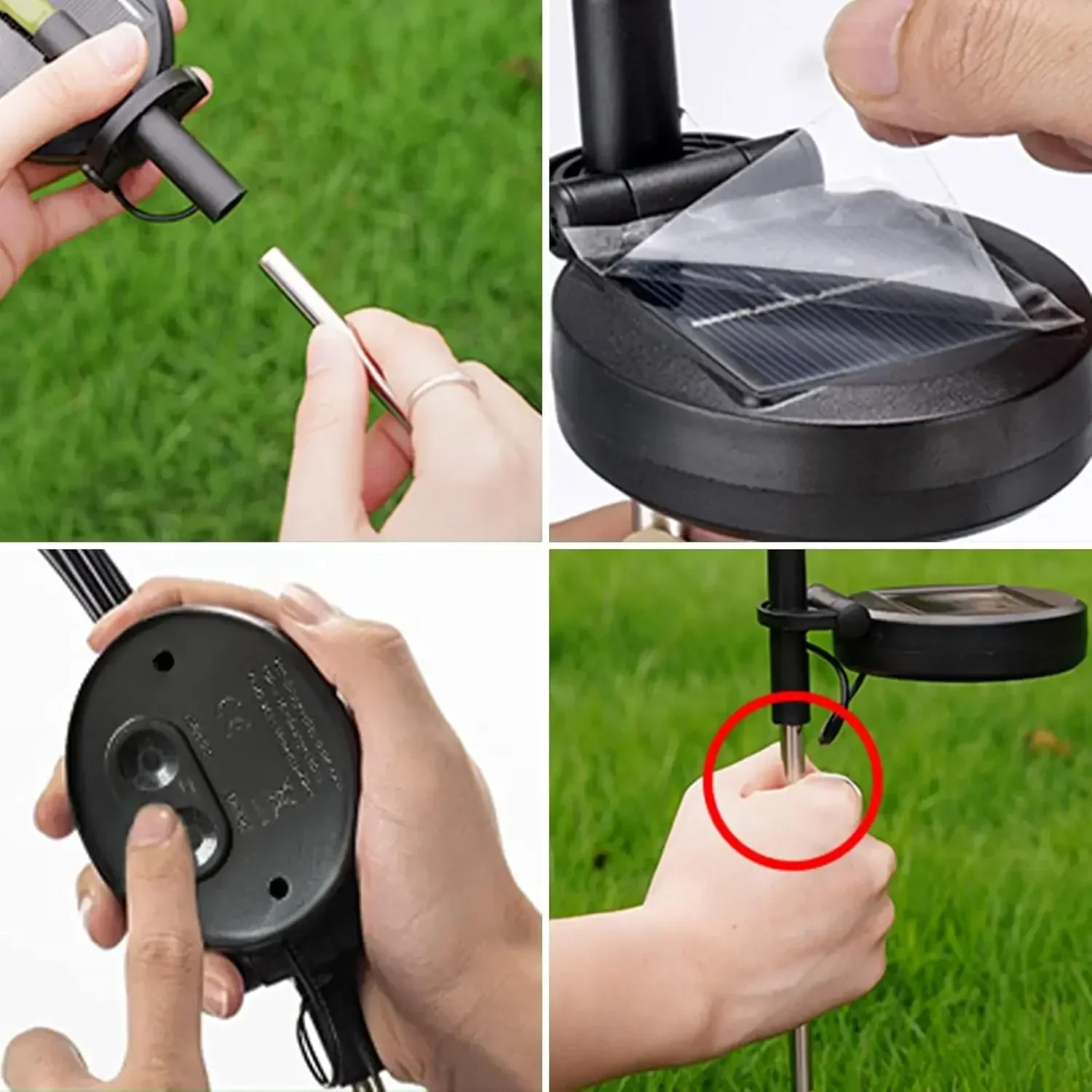 Star Wishing Light Outdoor Romantic Atmosphere Light Waterproof Copper Wire Lamp Solar Charging Camping Landscape Lighting 5