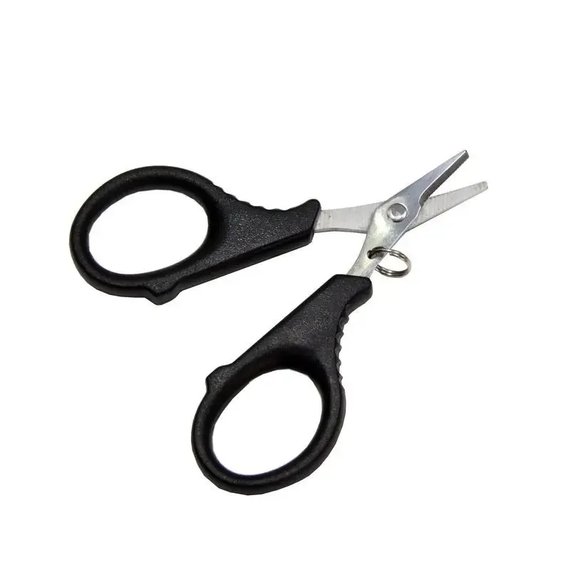 Titanium coating stainless steel fishing scissor plier cut PE braid line cutter plies carp fishing tools accessories fishing tools