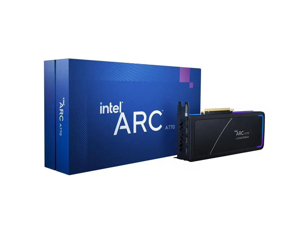 Placa gr fica Intel arc a770 16gb pci express 4 0 jpg