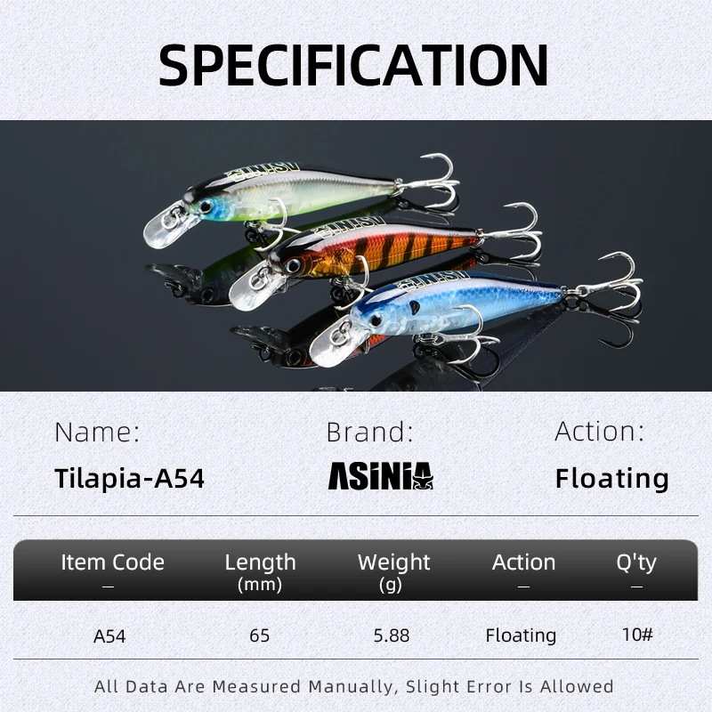 ASINIA 6.5cm 5.8g SP depth0.5-1m ž  ̳ Wobbler ϵ ̳  Ŭ  ̳, ǰ