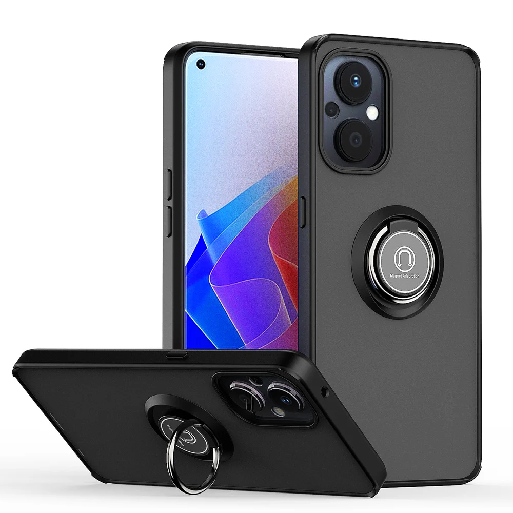 Shockproof Phone Case With Ring Stand For Oppo Reno7 Pro And A_voghion.com