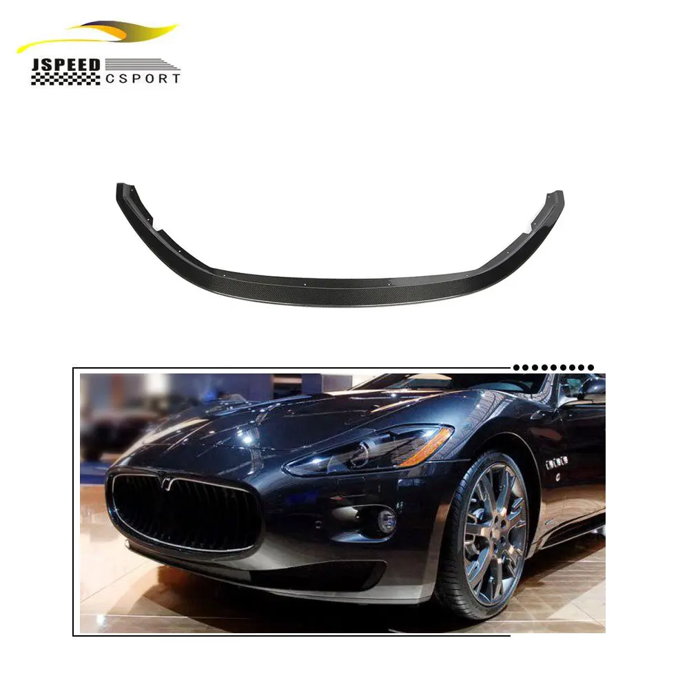 For Maserati GranTurismo Carbon Fiber Front Lip Coupe 2-Door 2007-2009