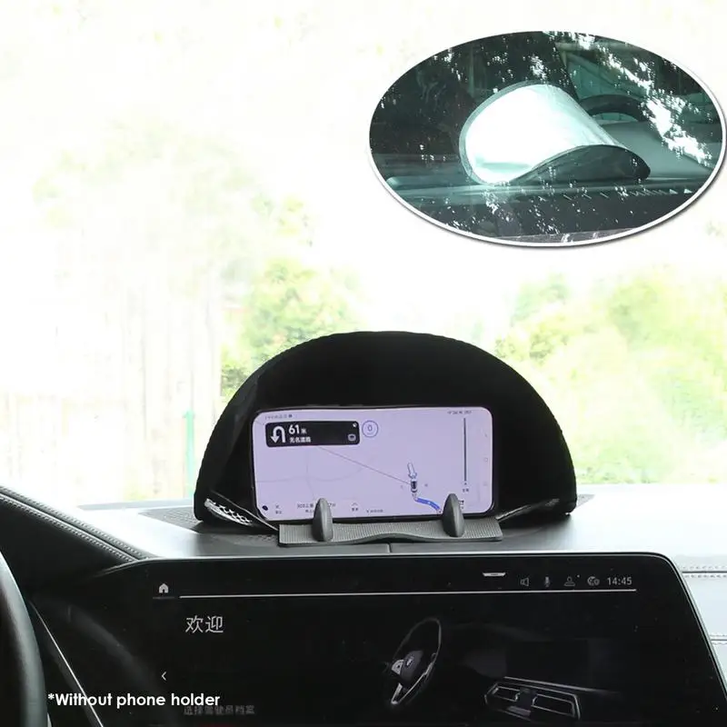 자동차 GPS 네비게이션 차양 바이저 커버, 쉐이드 배리어 라이트 커버, GPS 네비게이터 케이스, 자동차 인테리어 액세서리