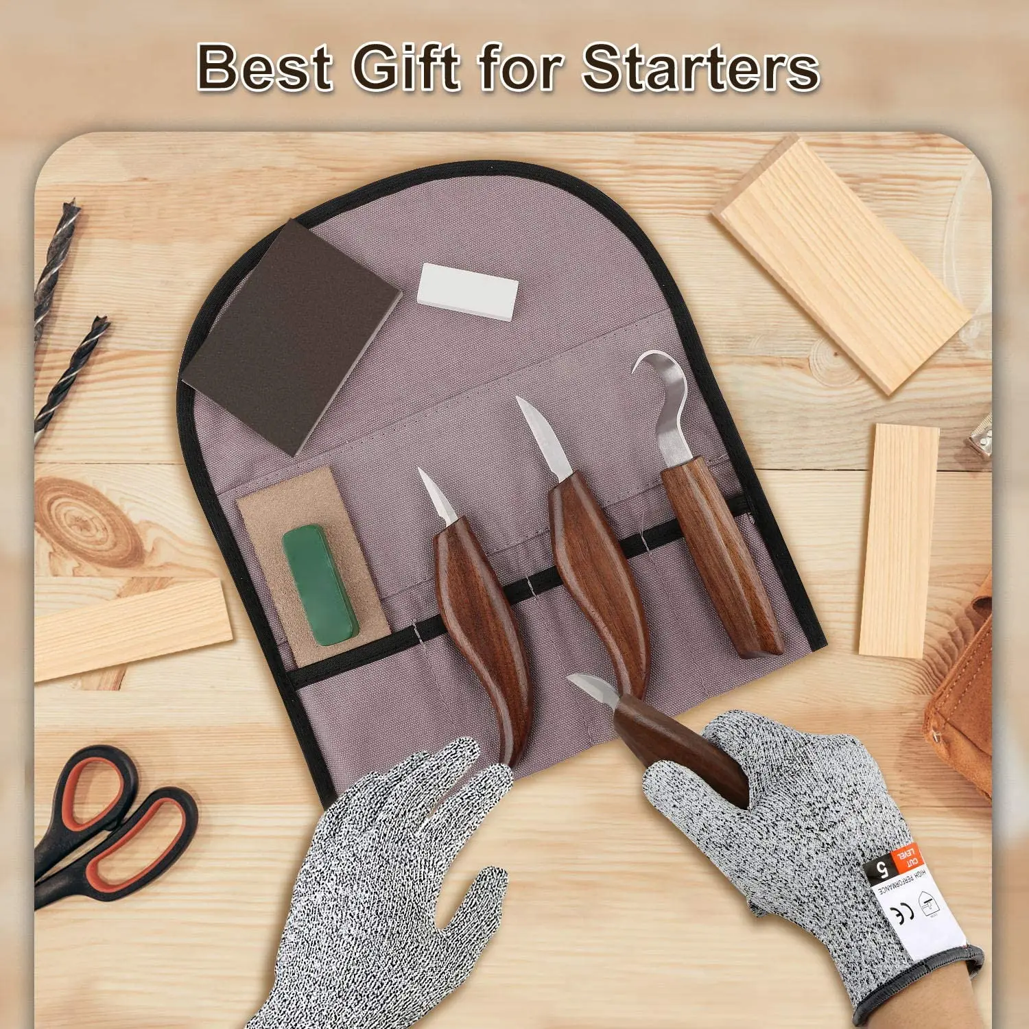 Wood Carving Chisels Set Chisel Woodworking Cutter Hand Tool Knife DIY Peeling Woodcarving