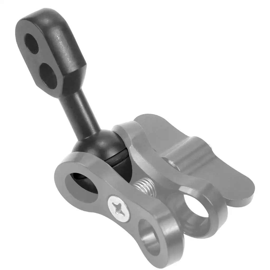 볼 헤드 베이스 내구성 플라스틱 1인치 YS 조인트 암 어댑터 클램프 (수중 하우징 스트로브 라이트 시스템용)