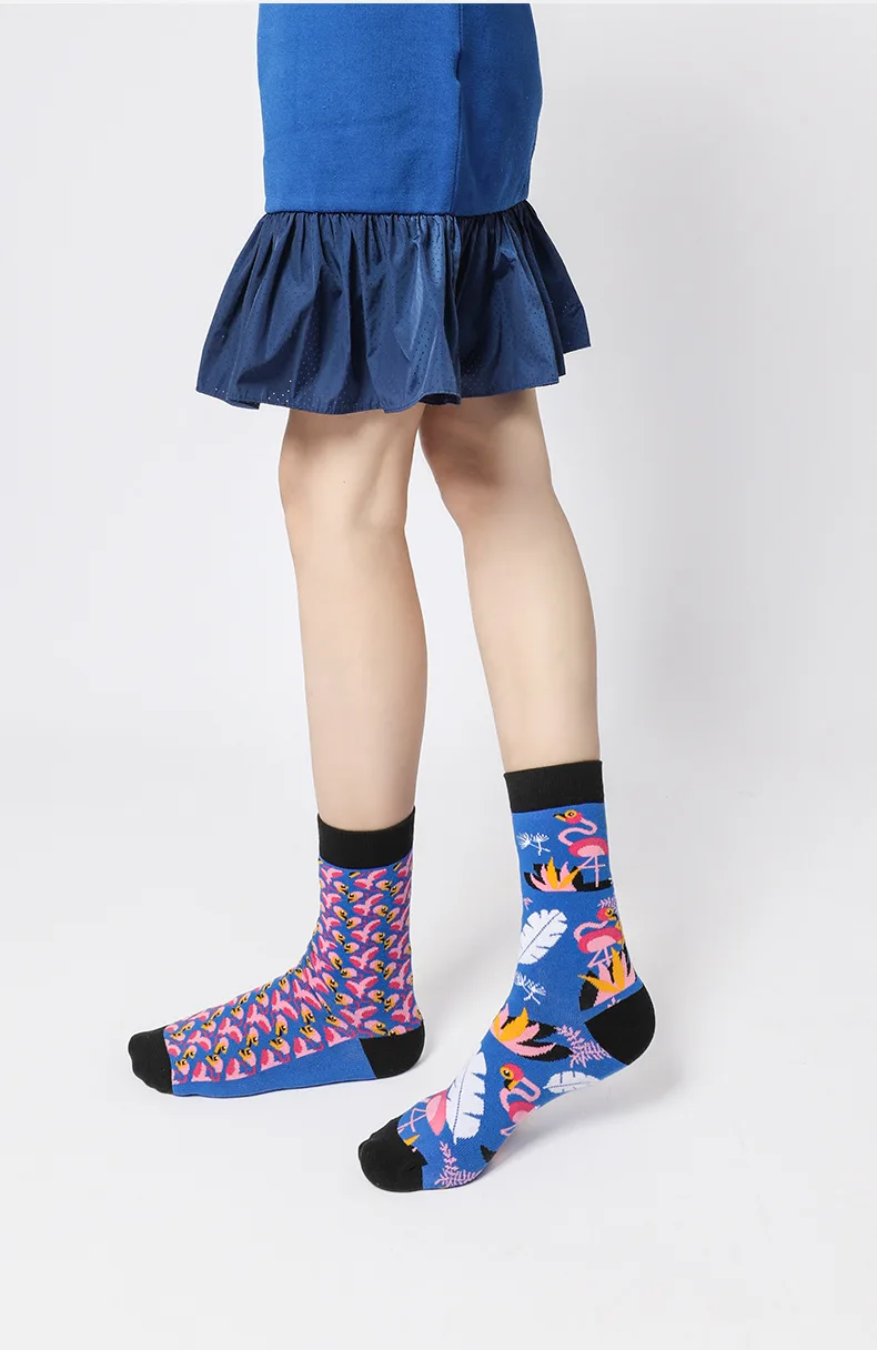 Neue mode socken, frühling und sommer ab socken, farbe kontrast socken, nette Japanischen mid-rohr socken – Detail 6