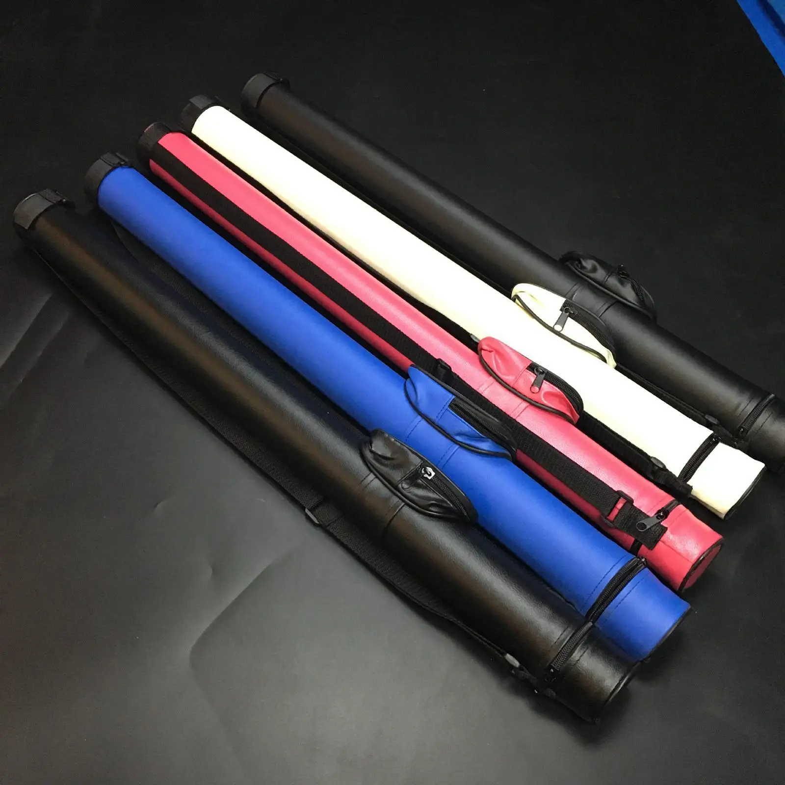 

Pool Cue Case Billiard Cue Case 1 Complete 2 pieces Cue for Games Sports Blue